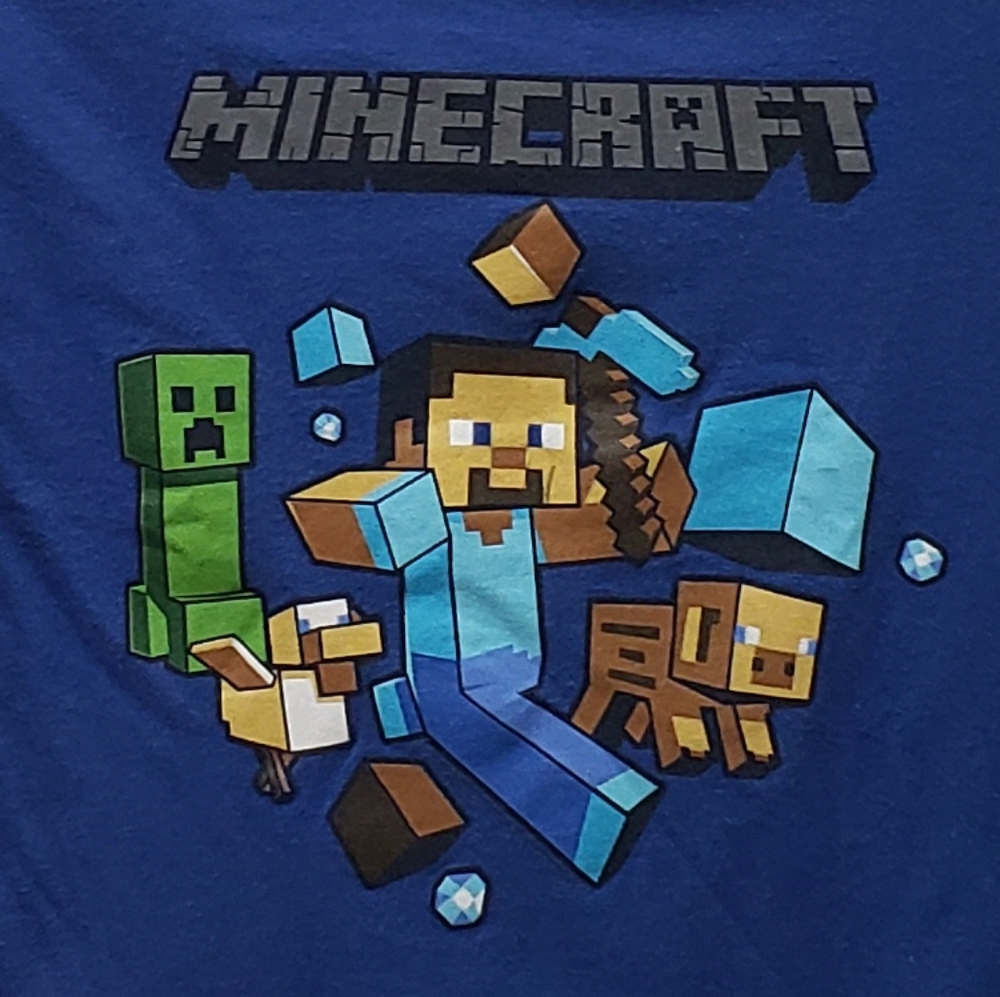 Minecraft Boys T-Shirt (XS) - Picture 3 of 6